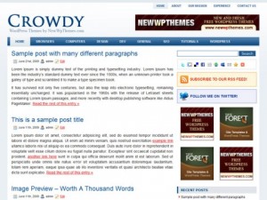 Crowdy Free WordPress Theme