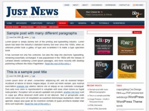Just News Free WordPress Theme