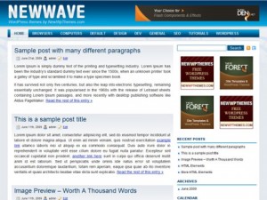 New Wave Free WordPress Theme