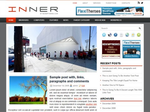 Inner-Free-WordPress-Theme