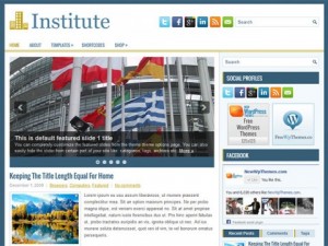 Institute-Free-WordPress-Theme