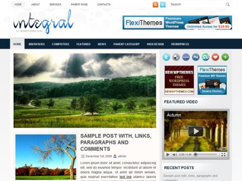 Integral-Free-WordPress-Theme