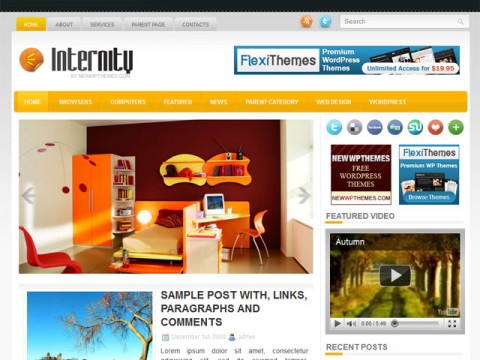 Internity-Free-WordPress-Theme