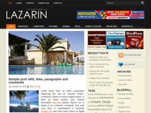 Lazarin-Free-WordPress-Theme