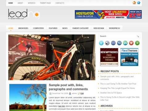Leading-free-WordPress-Theme