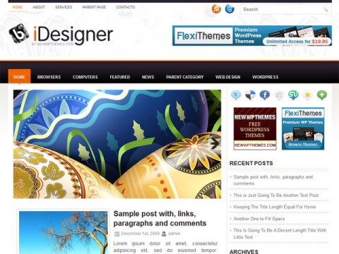 iDesigner-Free-WordPress-Theme
