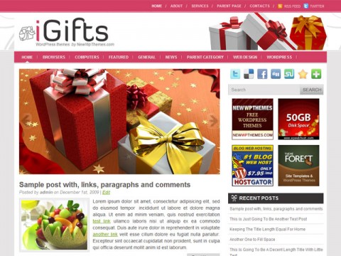 iGifts-Free-WordPress-Theme